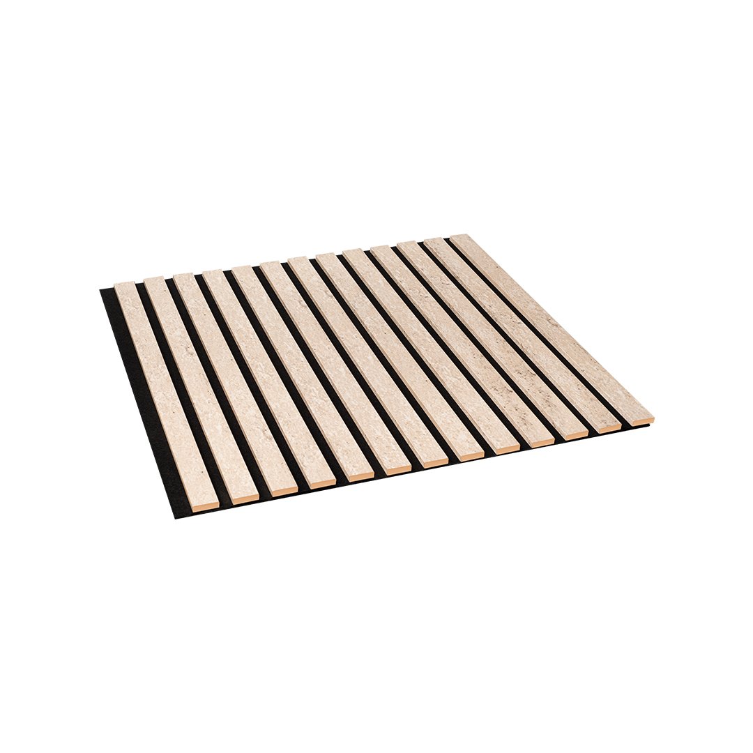 Matte Travertine Acoustic Wall Panel