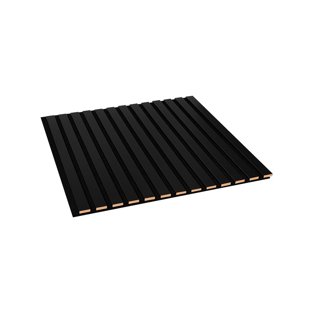 Black Acoustic Wall Panel