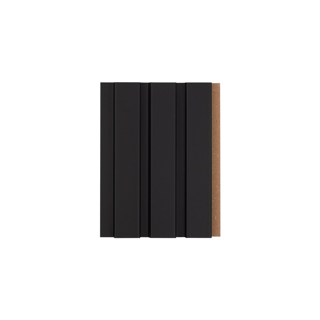 18121 Soft Touch Black MDF Paneling Wall Panel
