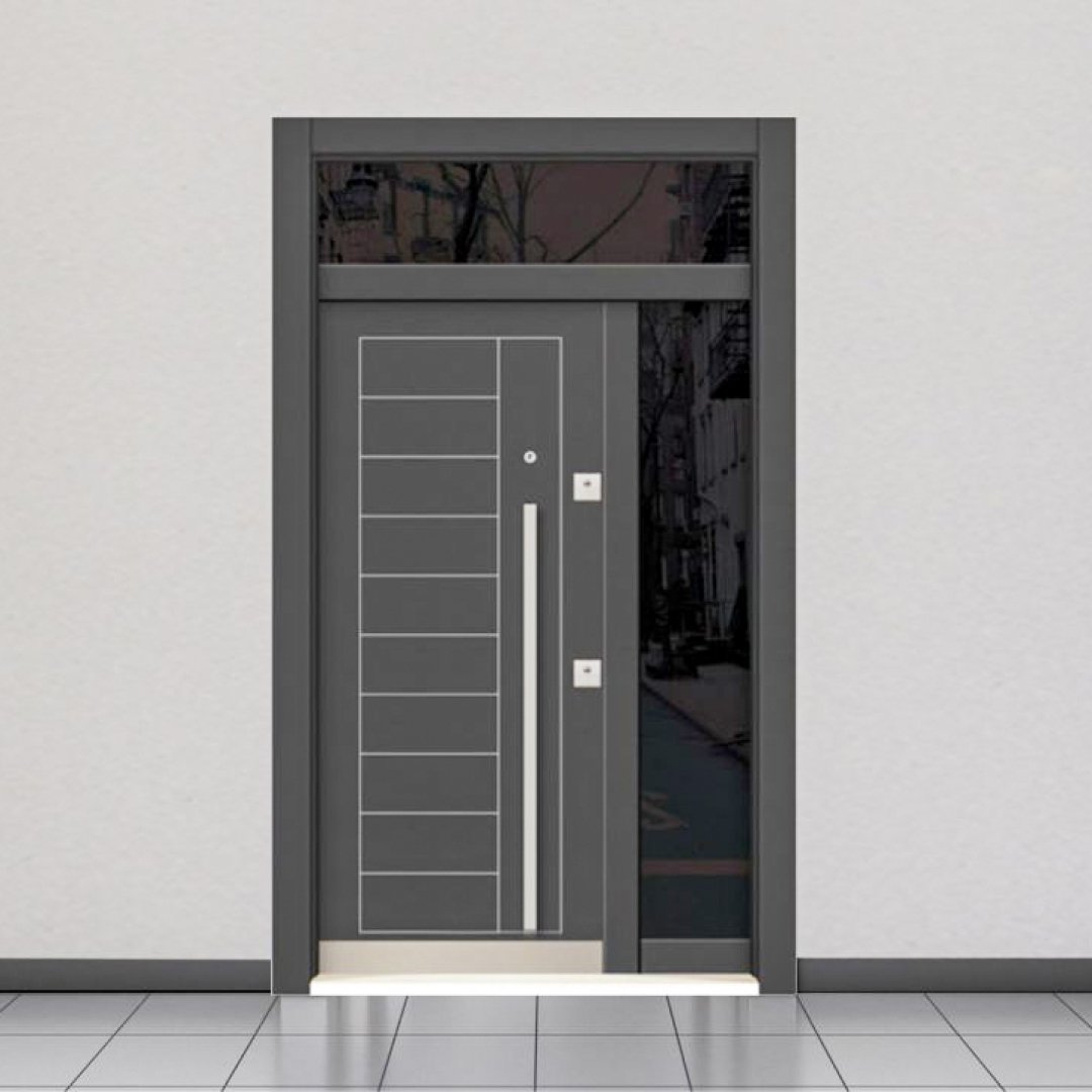 Anthracite Steel Door RAW9003