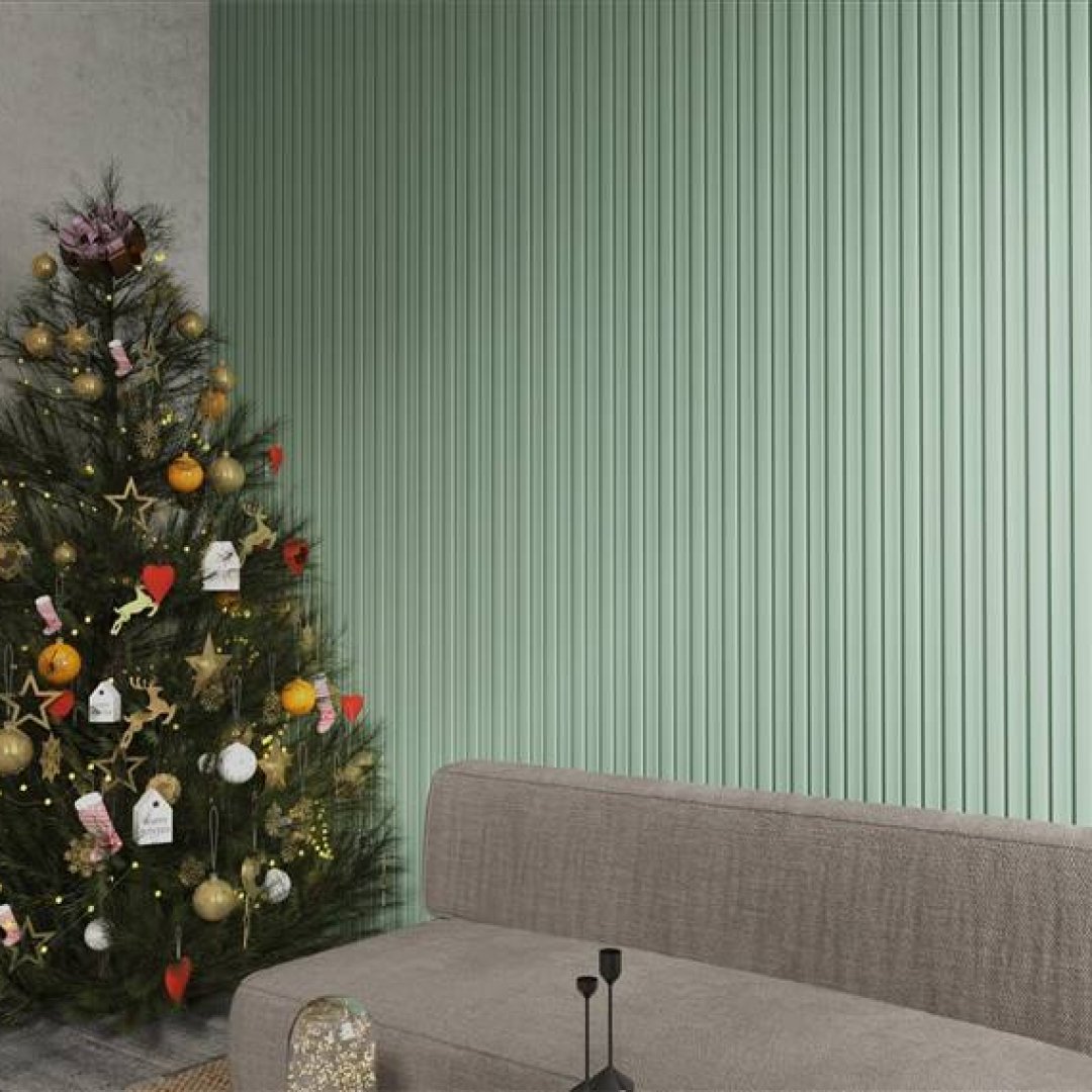 LM1802 Wainscoting لمسة ناعمة باللون الأخضر المائي