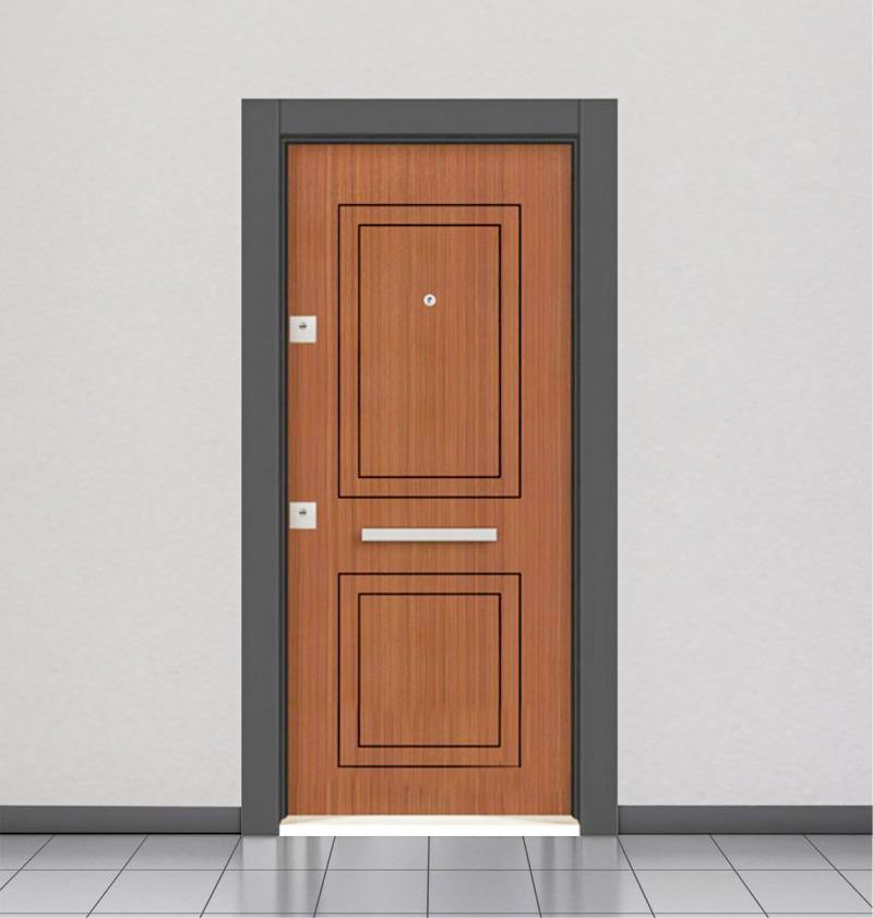 Teak Steel Door RAW6001