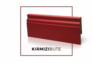 Kale Deluxe 10cm Süpürgelik Galata Kırmızı Bute