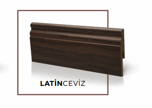 Kale Deluxe 10cm Süpürgelik Galata Latin Ceviz