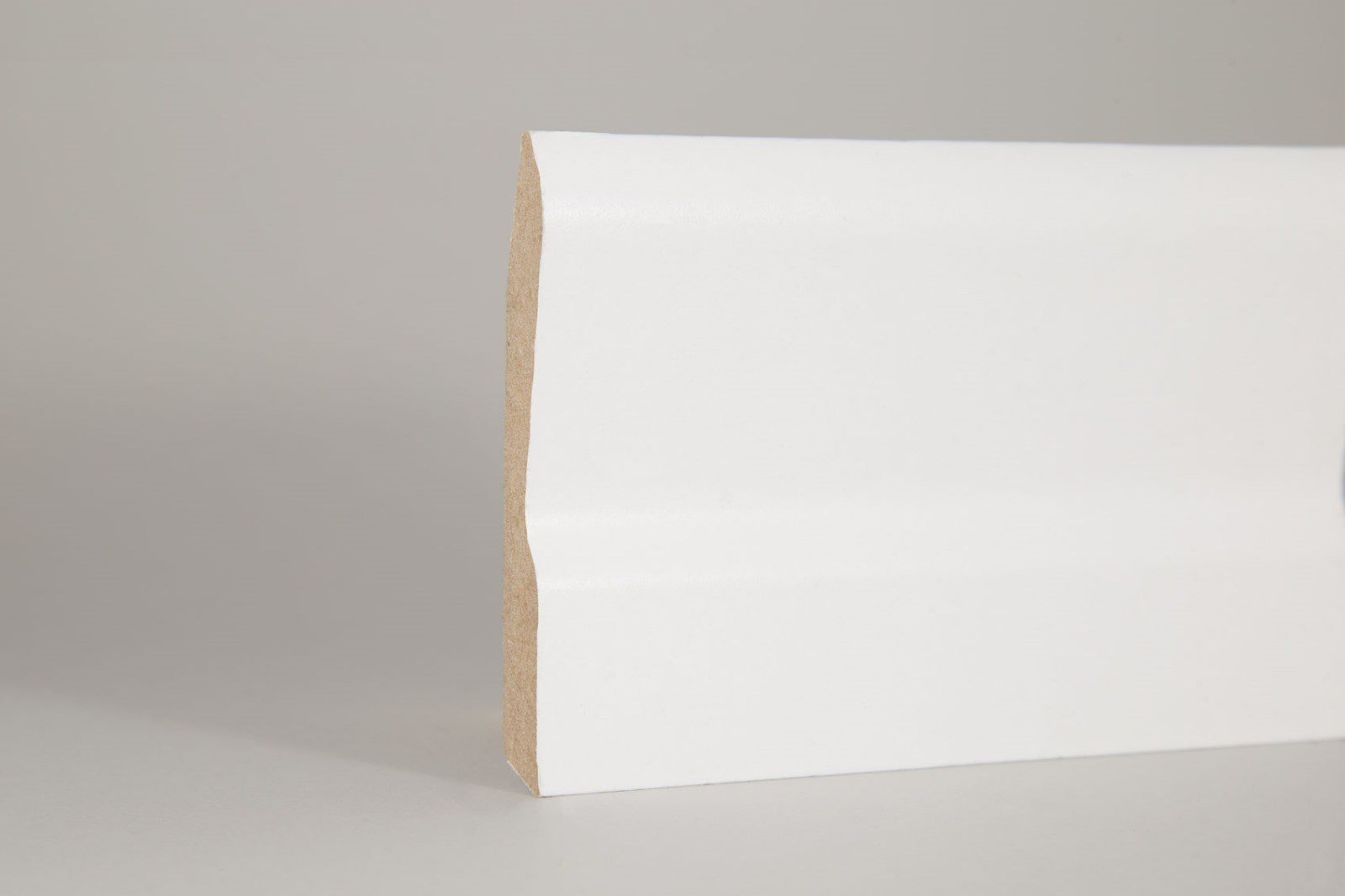 Aksüper 6cm Süpürgelik Beyaz