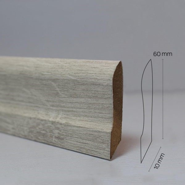Çamsan 6cm Süpürgelik Acar Meşe