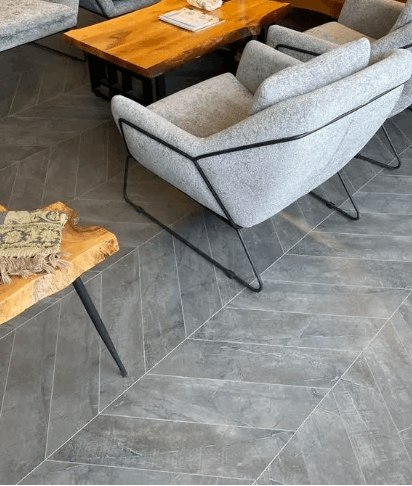 Aston Louis Brera Nitro Grey Chevron Macar Laminant Parke