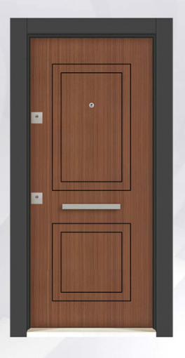 DecoDoor Kompozit Seri 6001 Çelik Kapı Teak